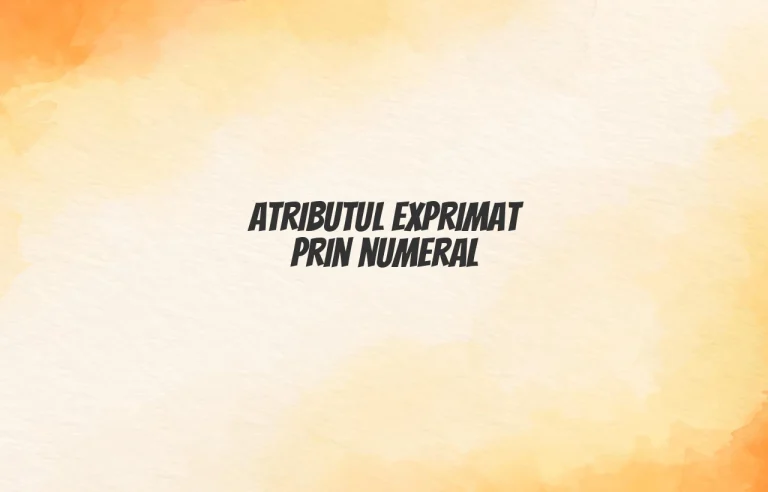 atribut numeral